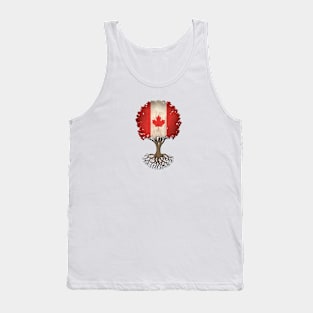 Tree of Life with Canadian Flag Tank Top